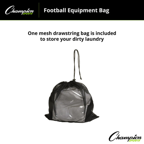 FOOTBALL EQUIPMENT BAG BLACK