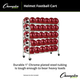 Champion Sports 60 HELMET FOOTBALL CART