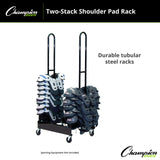 Champion Sports SHOULDER PAD RACK TWO STACKS