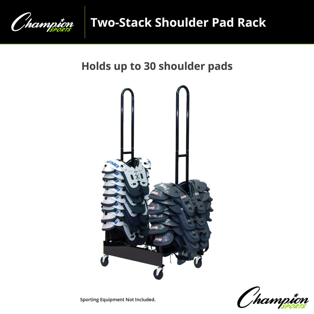 Champion Sports SHOULDER PAD RACK TWO STACKS