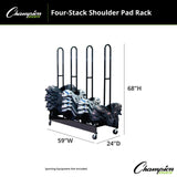 Champion Sports SHOULDER PAD RACK TWO STACKS