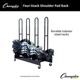 Champion Sports SHOULDER PAD RACK TWO STACKS