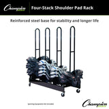 Champion Sports SHOULDER PAD RACK TWO STACKS