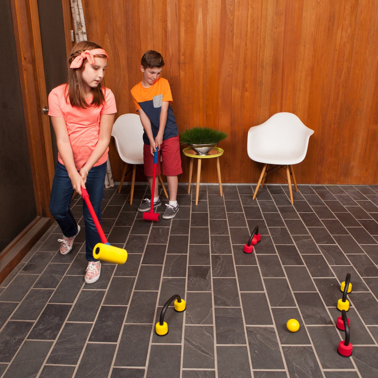 Champion Sports FOAM CROQUET SET