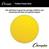 Champion Sports YELLOW FOAM DISC