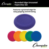 Champion Sports ROUNDED EDGE UNCOATED FOAM DISC SET