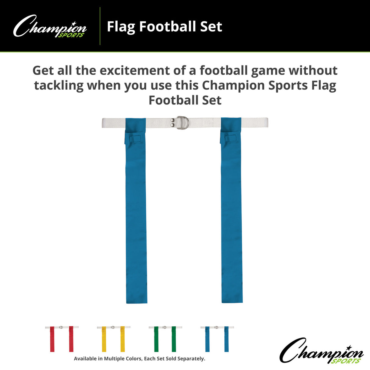 FLAG FOOTBALL SET BLUE