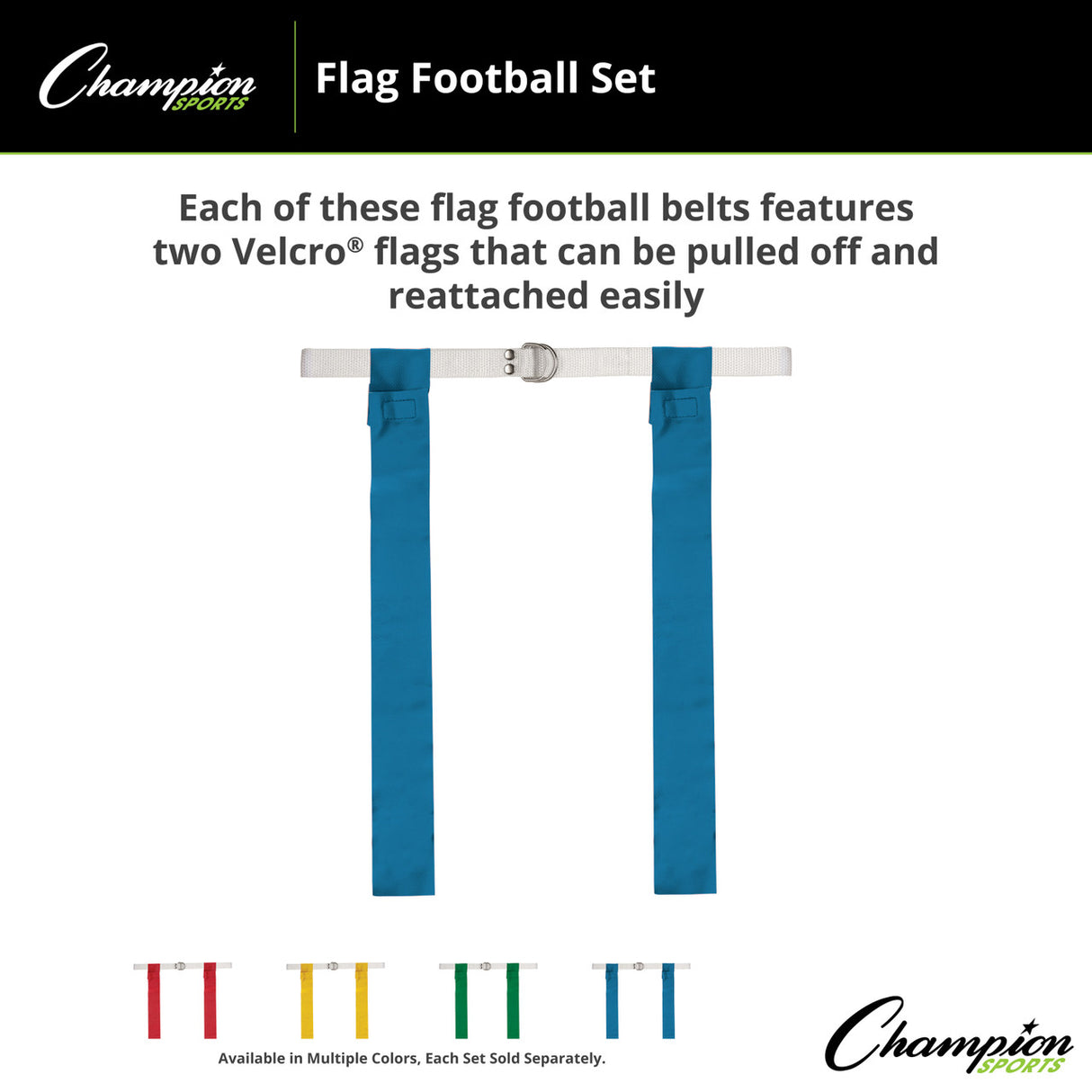 FLAG FOOTBALL SET BLUE