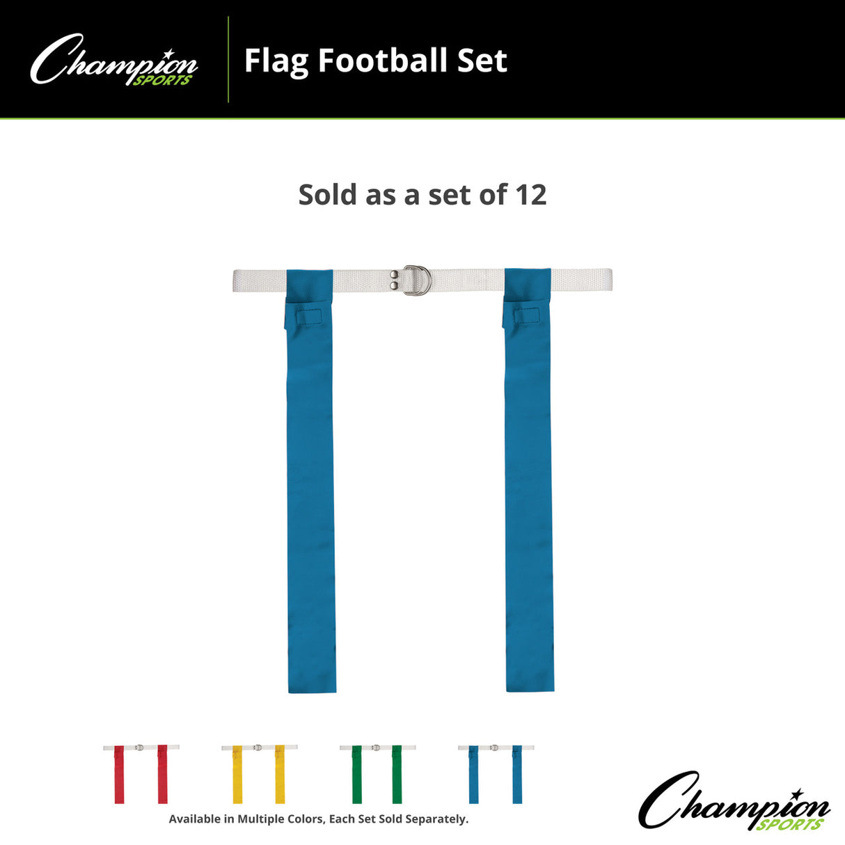 FLAG FOOTBALL SET BLUE