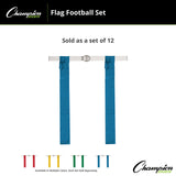 FLAG FOOTBALL SET BLUE