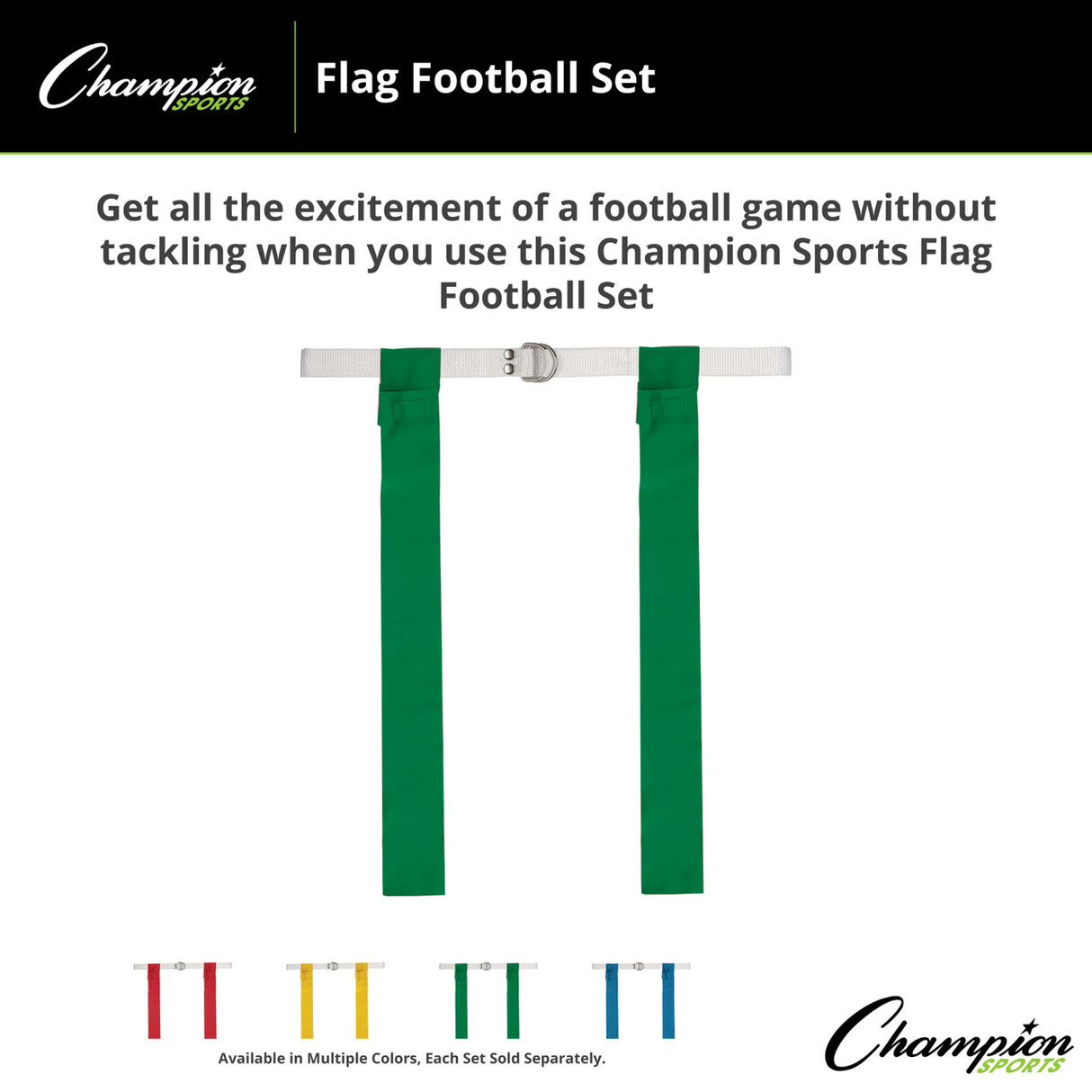 FLAG FOOTBALL SET BLUE