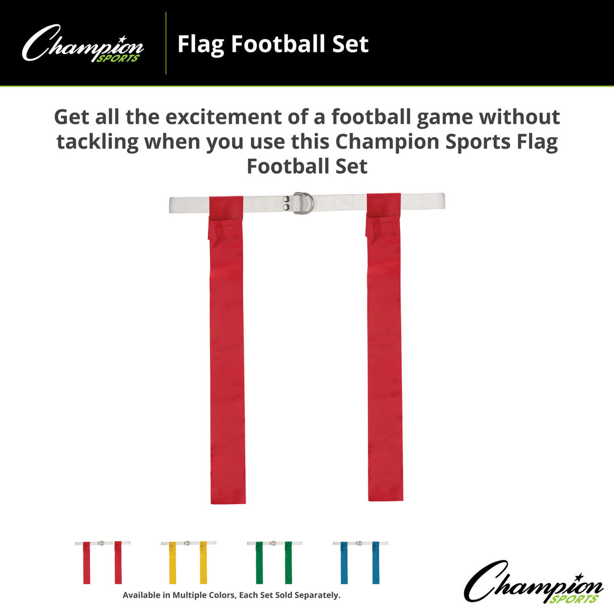 FLAG FOOTBALL SET BLUE