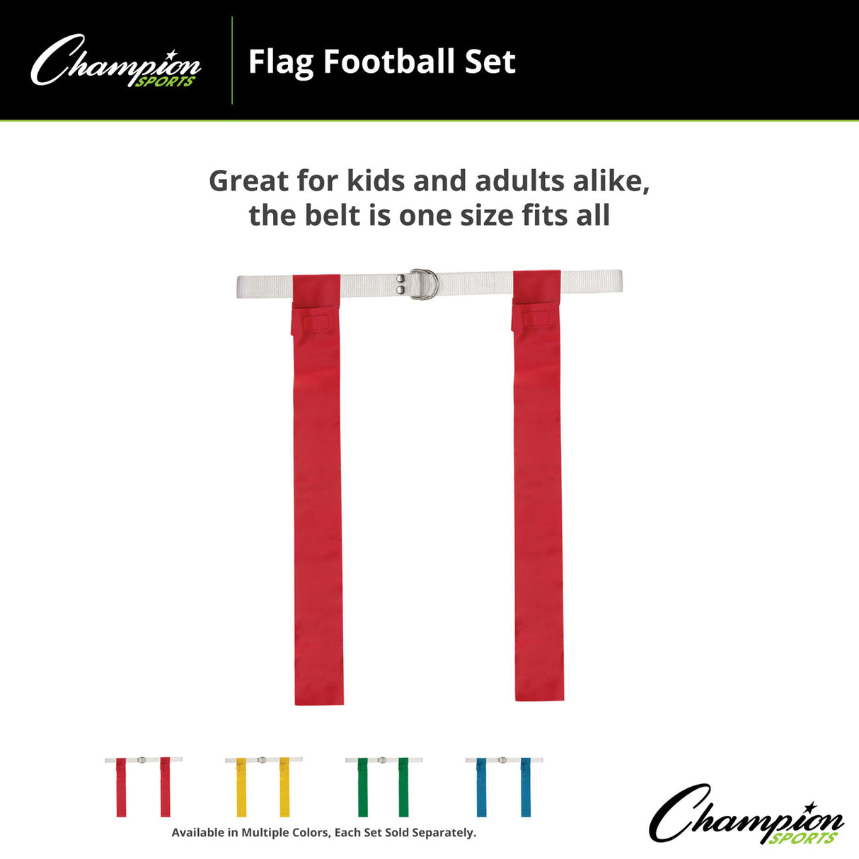 FLAG FOOTBALL SET BLUE