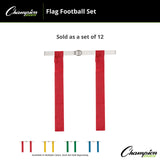 FLAG FOOTBALL SET BLUE