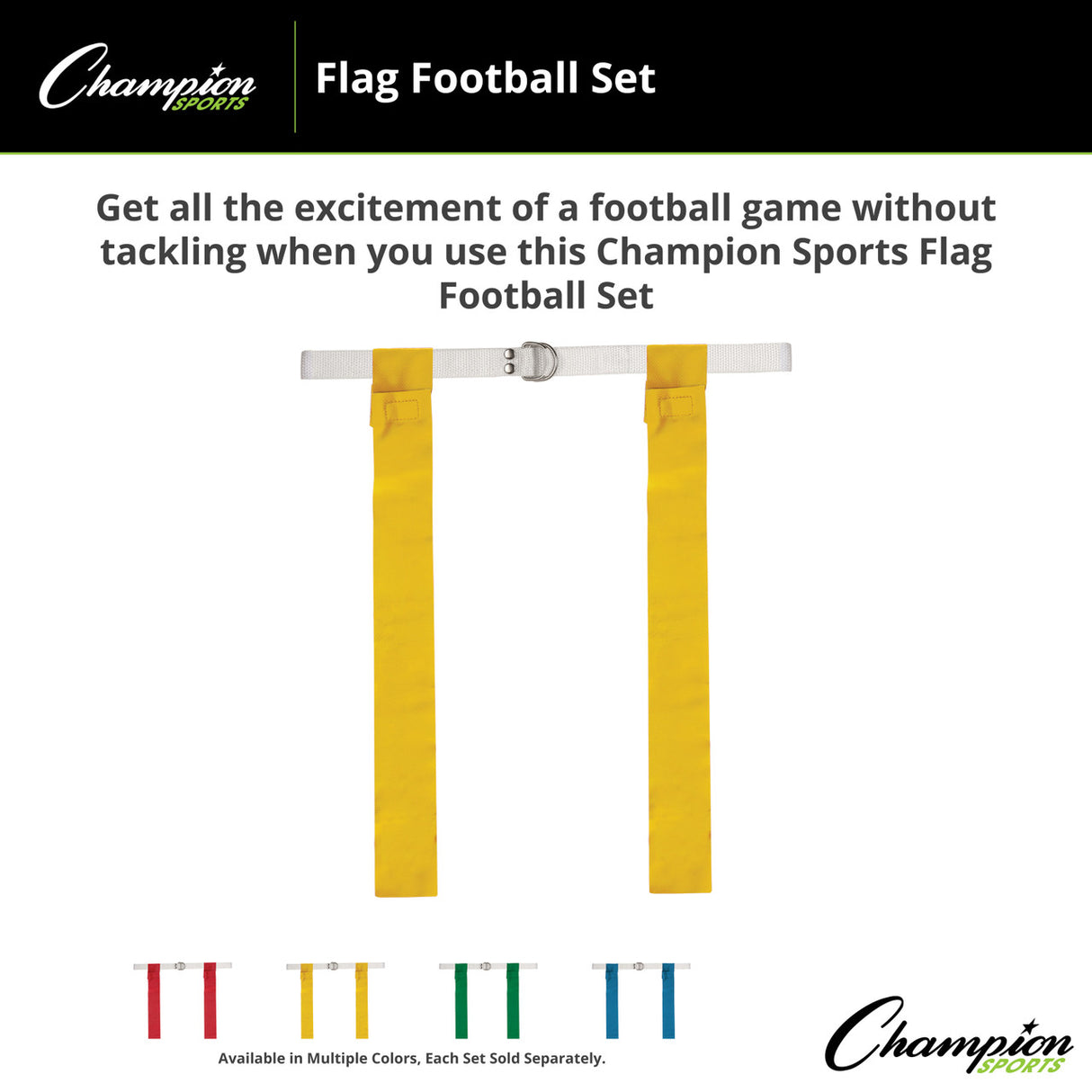 FLAG FOOTBALL SET BLUE