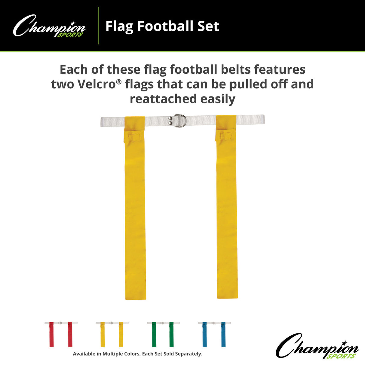 FLAG FOOTBALL SET BLUE