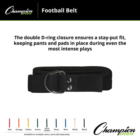FOOTBALL BELT BLACK
