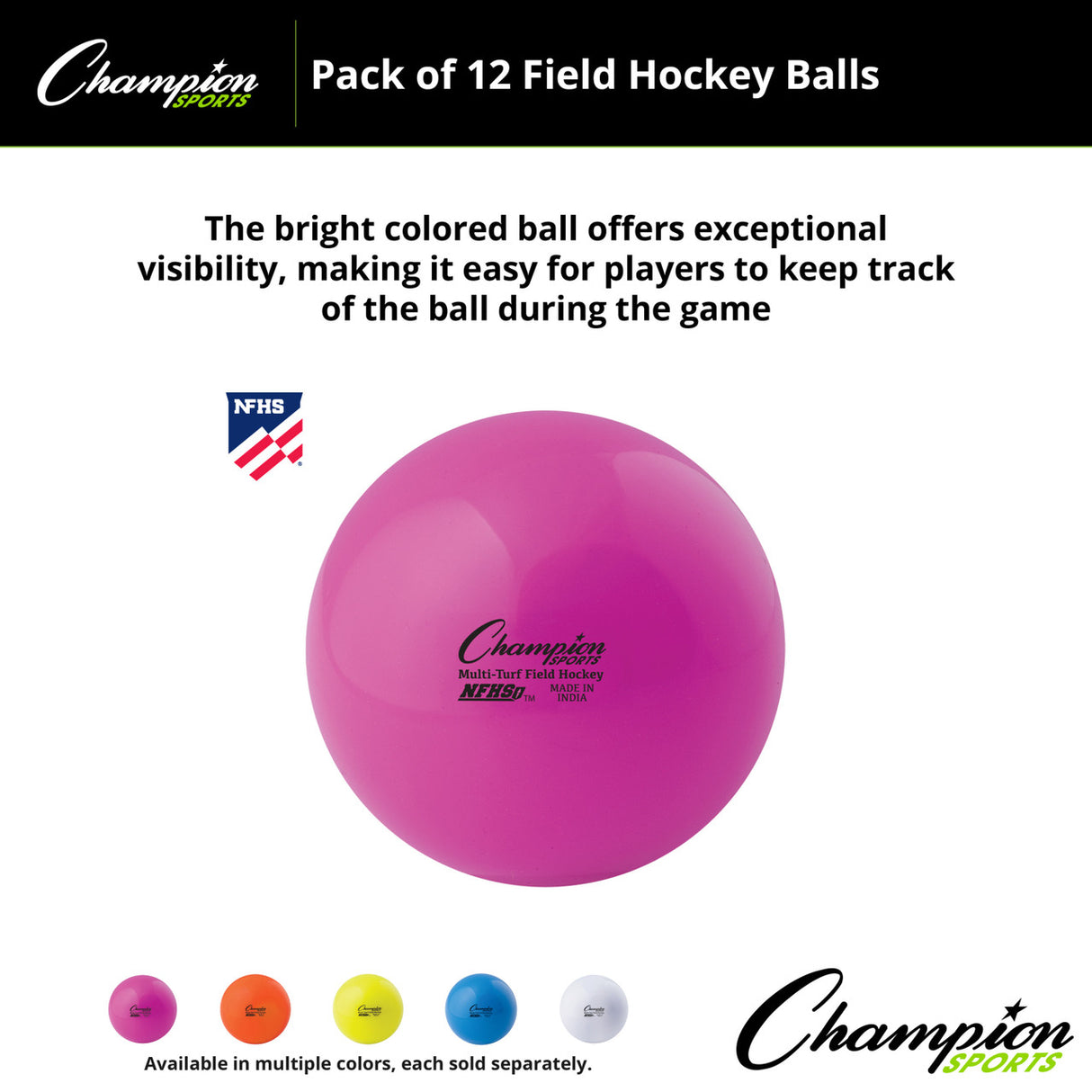 FIELD HOCKEY BALLS ORANGE