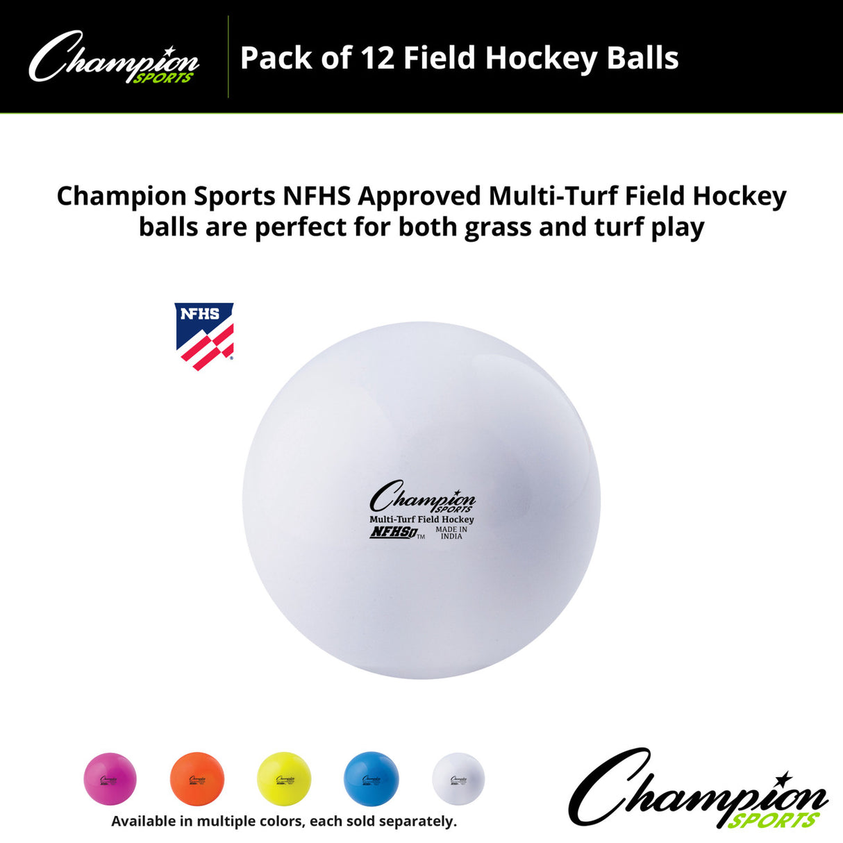 FIELD HOCKEY BALLS ORANGE