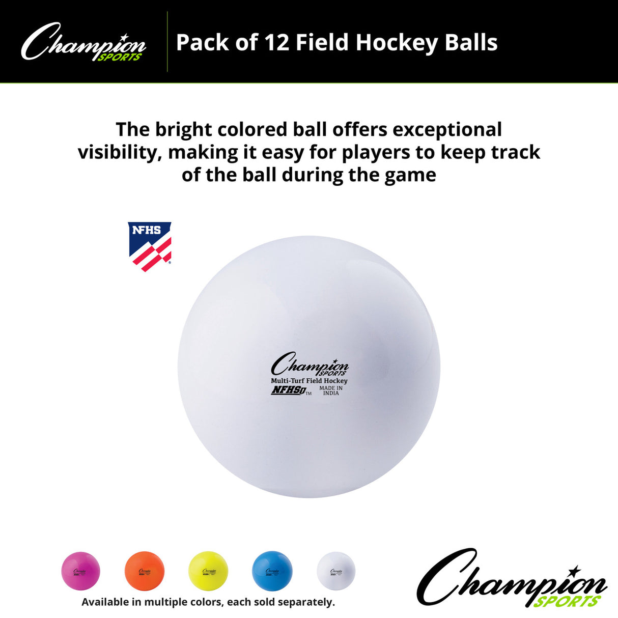 FIELD HOCKEY BALLS ORANGE