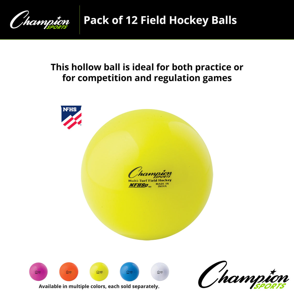 FIELD HOCKEY BALLS ORANGE