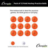 FIELD HOCKEY PRACTICE BALLS ORANGE