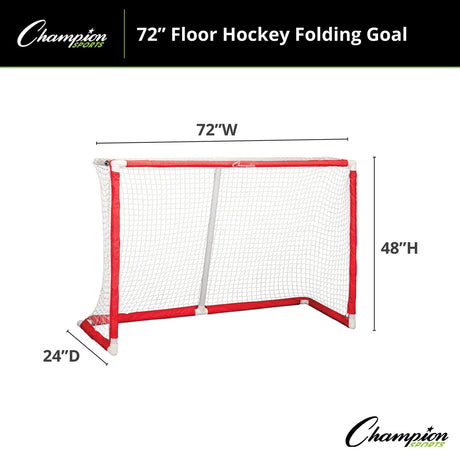 Champion Sports 72" FLOOR HOCKEY FOLDING GOAL