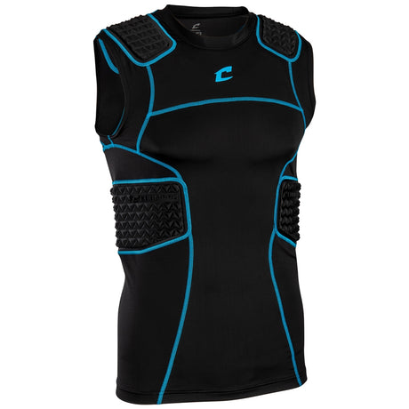 Champro Bull Rush Compression Jersey | Champro FJU35 Champro BLACKOPTICBLUE XS