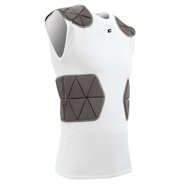 Champro TRI-FLEX Compression Shirt with Cushion System | Champro FJU6 Champro CHARCOALBLACKINSET S