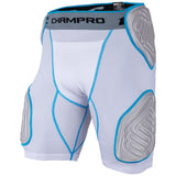 BULL RUSH 5-PAD FOOTBALL GIRDLE | Champro FPGU10 Accessories Champro Sports WHITE GREY INSET Youth S