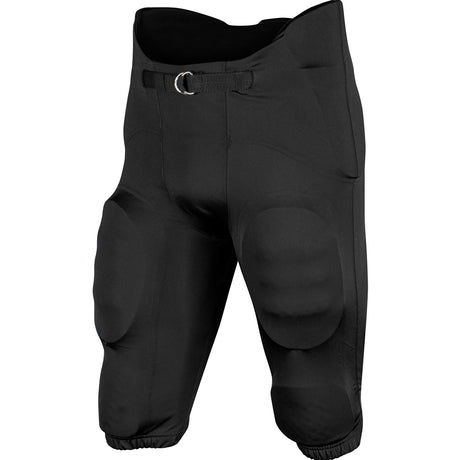 TERMINATOR 3 INTEGRATED FOOTBALL PANT W/BUILT-IN PADS | Champro FPU19 Accessories Champro Sports Black Youth 2XS
