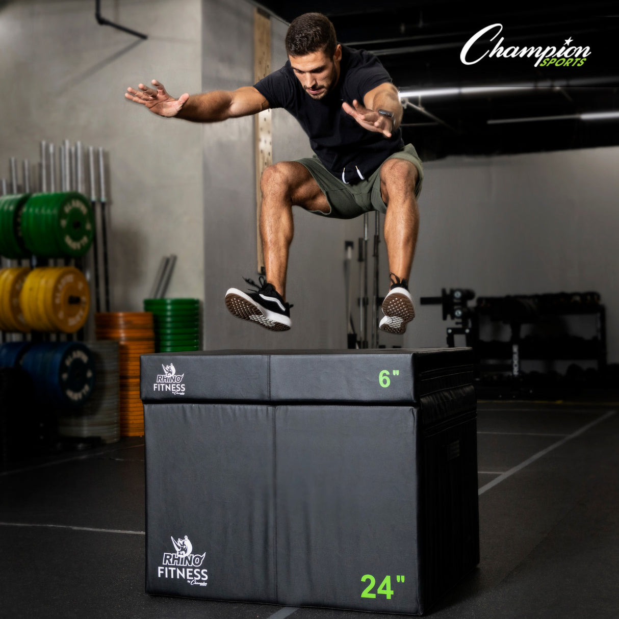Champion Sports FOAM PLYO BOX 12" H