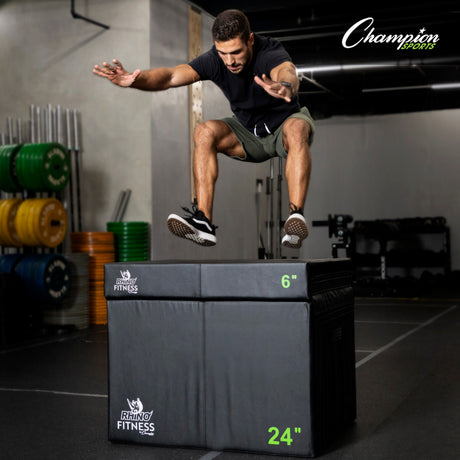 Champion Sports FPX12 Foam Plyo Box 12" H
