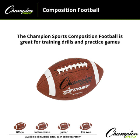 Champion Sports FX500 Composition Football Official