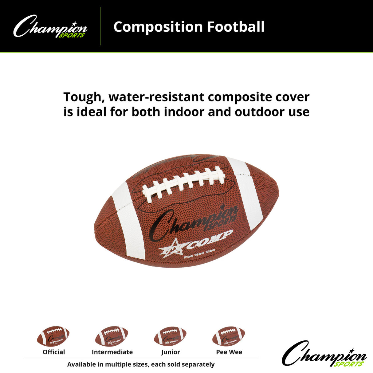 Champion Sports COMPOSITION FOOTBALL OFFICIAL