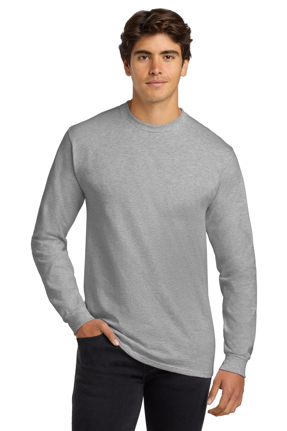 Gildan ®  - Ultra Cotton ®  100% US Cotton Long Sleeve T-Shirt.  G2400 - Gildan G2400