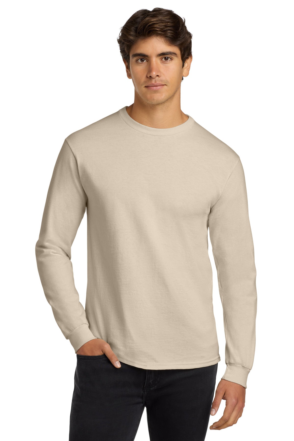 Gildan ®  - Ultra Cotton ®  100% US Cotton Long Sleeve T-Shirt.  G2400 - Gildan G2400