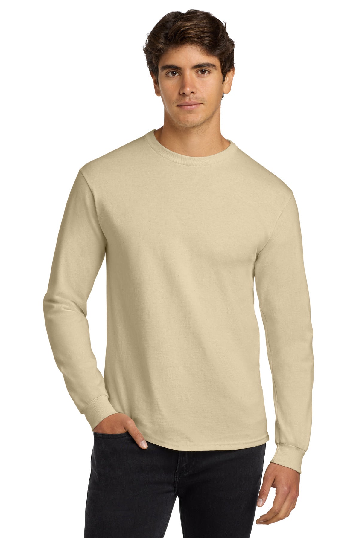 Gildan ®  - Ultra Cotton ®  100% US Cotton Long Sleeve T-Shirt.  G2400 - Gildan G2400