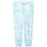 Joe's USA Ladies Beach Washed Cloud Fleece Tie-Dye Sweatpants Joe's USA Glacier X-Small
