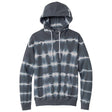 Joe's USA Allover Stripe Tie-Dye Hooded Sweatshirt Joe's USA Graphite/Grey Small