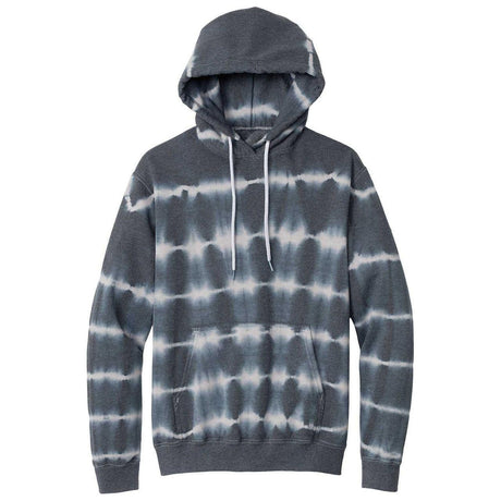 Joe's USA Allover Stripe Tie-Dye Hooded Sweatshirt Joe's USA Graphite/Grey Small