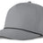 J7256 Clubhouse Performance Rope Cap - Gray with Black Rope (Front)