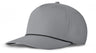 J7256 Clubhouse Performance Rope Cap - Gray with Black Rope (Front)