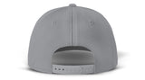 J7256 Clubhouse Performance Rope Cap - Gray with Black Rope (Back)