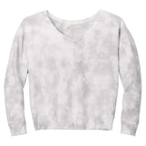 Joe's USA Ladies Beach Washed Cloud Fleece Tie-Dye V-Neck Sweatshirt Joe's USA