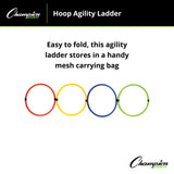 Champion Sports HOOP AGILITY LADDER