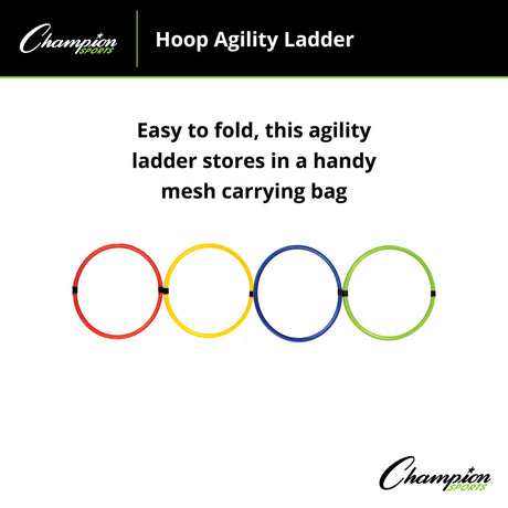 Champion Sports HOOP AGILITY LADDER