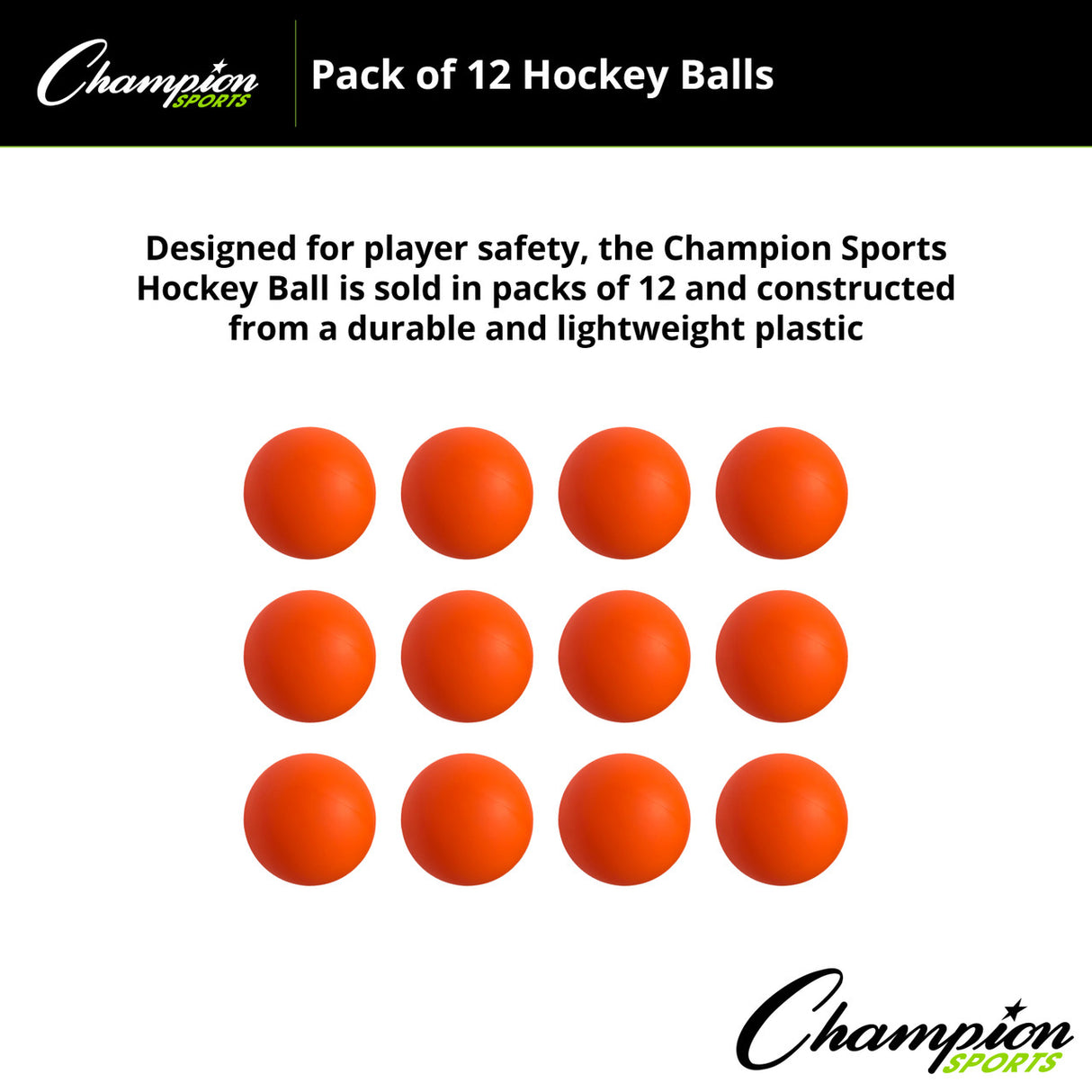 Champion Sports HOCKEY BALL