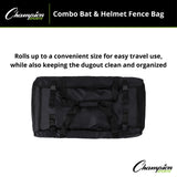 Champion Sports COMBO BAT AND HELMET FENCE BAG
