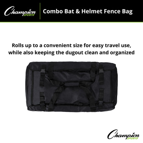 Champion Sports COMBO BAT AND HELMET FENCE BAG